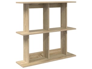 Étagère flottante, étagère suspendue montage mural chêne sonoma 80 x 20 x 75 cm cf42528