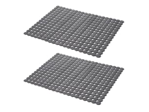 Tapis d'évier de cuisine pour la cuisine contre la aaleté et les rayures 30 x 40 cm lot de 2