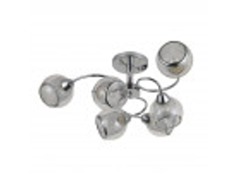  Fabrilamp stanley, lampe, moderne, 6 x e27, chromé, 26 x 68 x 68 cm 153256020 - Conforama B
