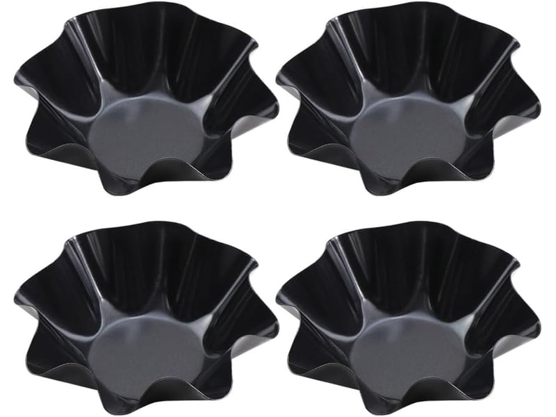  Moule muffins, 4 pcs moules cake en acier au carbone, bol de cuisson en forme de pétale, tasses de cuisson anti-adhésif pour pâtisseries,gâteau Cake tin - Conforama A