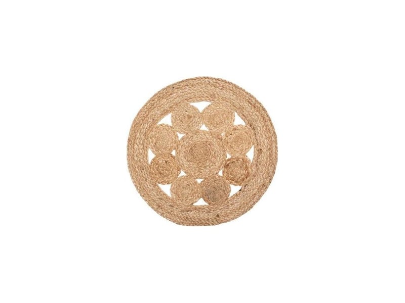  Atmosphera – set de table en jute ajouré ø 38 cm – protection contre taches et rayures – style rustique et élégant – facile à nettoyer  - Conforama D
