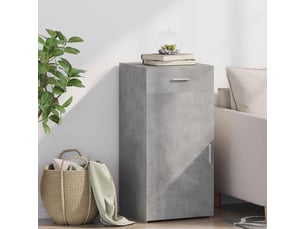 Buffet cuisine, meuble de rangement, bahut gris béton 45x42,5x93 cm bois d'ingénierie shl24575
