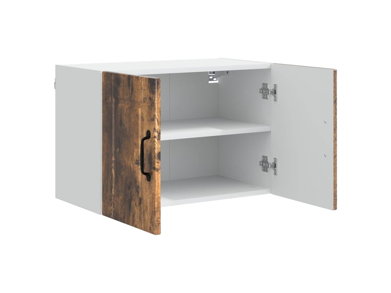 Meuble mural de cuisine | armoire de cuisine 2 pcs chêne fumé bois d'ingénierie shl3288 - Conforama E