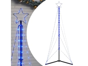 Sapin de noël - arbre de noël à led 363 led bleu 182 cm