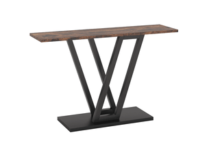 Console 0 tiroir(s)  coloris bicolore BEAUNIV  - longueur 110 cm - 110 cm