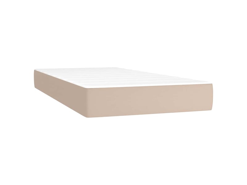 Matelas de lit à ressorts ensachés fermeté moyenne cappuccino 80x200x20 cm - Conforama A