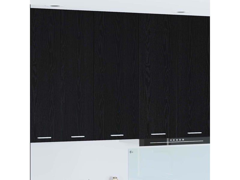  Meuble de rangement, armoire suspendue chêne noir 40x31x100cm bois d'ingénierie shl548  - Conforama B