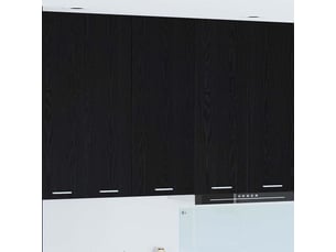 Meuble de rangement, armoire suspendue chêne noir 40x31x100cm bois d'ingénierie shl548