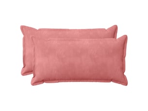 Lot de 2 coussins avec oreiller, coussins décoratifs houten rose fløjl cf51090