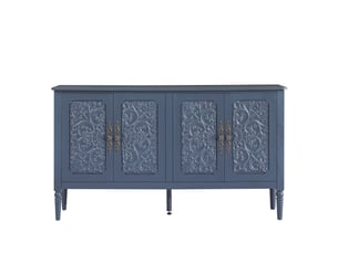 Buffet 2 porte(s)  0 tiroir(s)   - 160 cm coloris bleu 