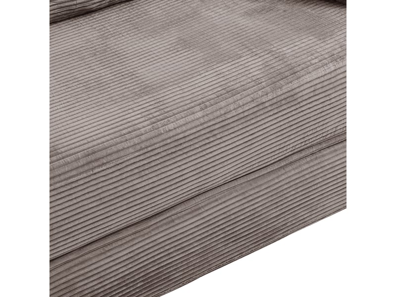 Canapé‑lit ovale modulable sans structure 173 x 176 cm, autoportant, revêtement velours côtelé, livré avec coussins, canapé‑lit pliable multifonction Fay Lum - Conforama R