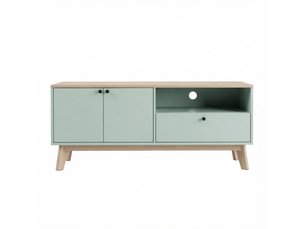 Meuble tv coloris vert 120 cm <strong></strong>  <strong></strong>