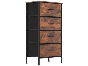 Chiffonnier 4 tiroir(s) <strong>GENERIC HOME</strong> <strong></strong> coloris marron largeur 100 cm hauteur 91 cm