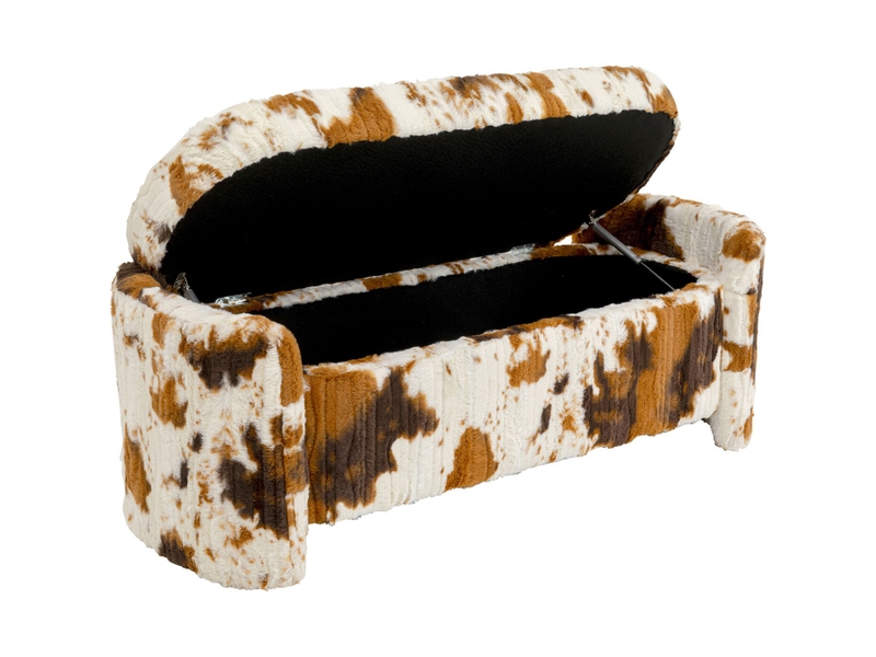  banc-coffre 115cm vache kare design  - Conforama E