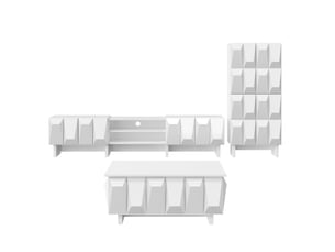Meuble tv coloris blanc  <strong></strong>  <strong></strong>