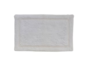 Tapis de bain fluffy colorama 50x75cm blanc