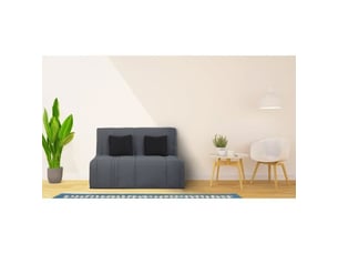 Lit pliant lit BZ couchage Occasionnel <strong>SIMMONS</strong> <strong></strong> déhoussable gris