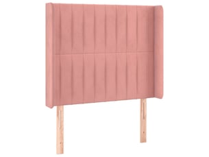 Tete de lit A poser largeur 83 cm   rose