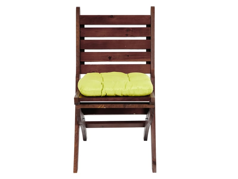  2x coussin dublin, coussins de chaise, 43x41x3cm - vert clair  - Conforama C
