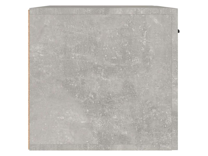  Armoire murale salon, meuble de rangement gris béton 60x36,5x35cm bois d'ingénierie shl597  - Conforama E