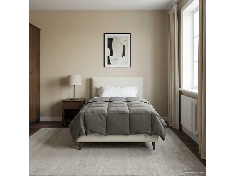 Duvet d'hiver - couette 140 x 220 cm hiver - couette microfibre (100% polyester)  - Conforama B