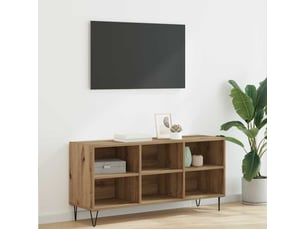 Meuble tv coloris marron 103.5 cm <strong></strong>  <strong></strong>