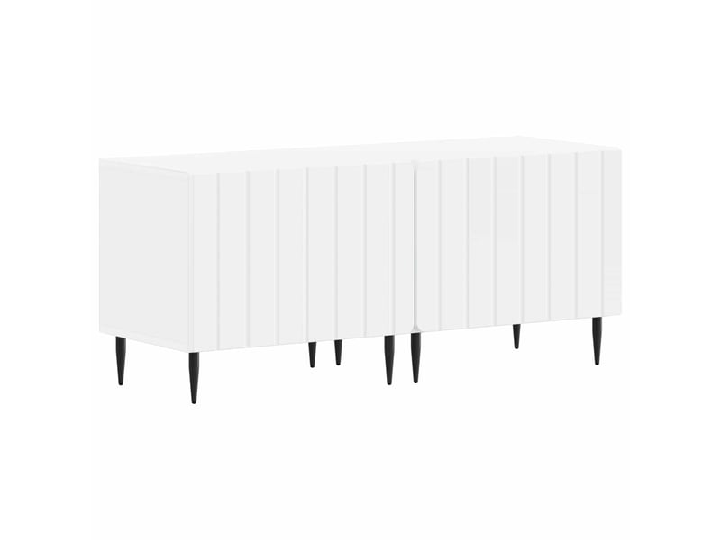  Meuble tv - banc tv - meuble de rangement blanc bois d'ingénierie  - Conforama A