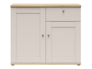 Buffet 2 porte(s) 1 tiroir(s) - 103 cm coloris naturel