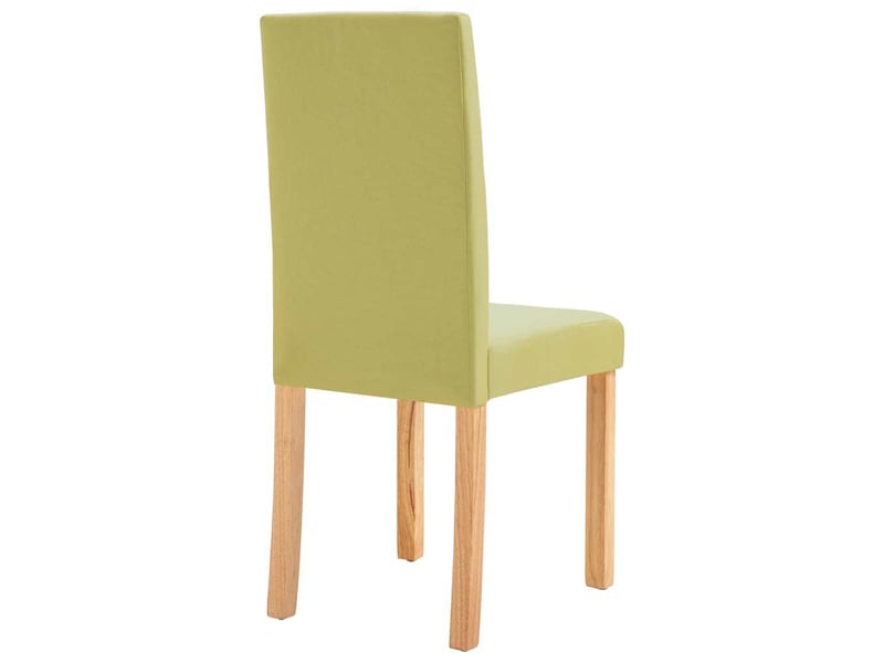  Vidaxl chaises à manger lot de 4 vert tissu  - Conforama E