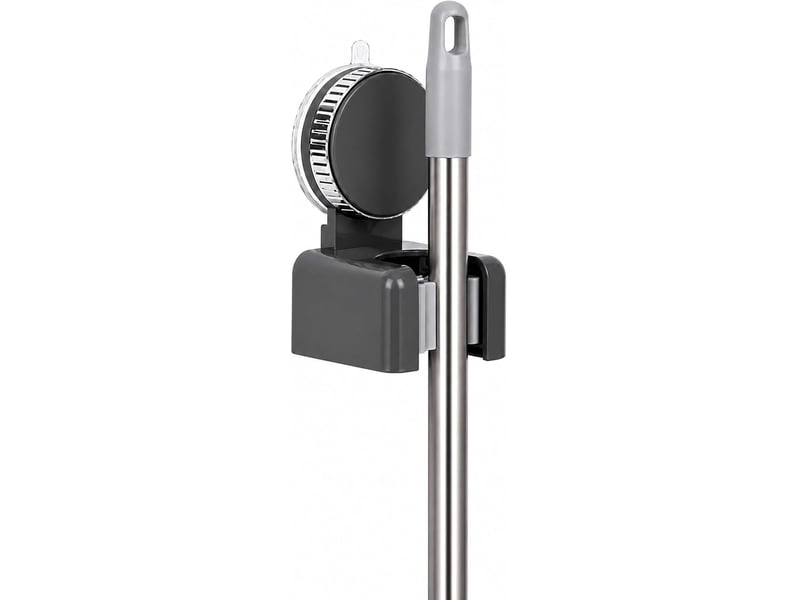  Support rotatif à ventouse pour balais et serpillères – rangement mural sans perçage pour cuisine, salle de bain et buanderie (gris CSLJY-LIEN0002550CSLJY - Conforama A