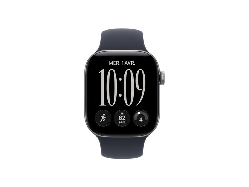  Smartwatch gps 42mm aluminium space grey avec bracelet sport band silicone sm MJE74ZRA - Conforama B