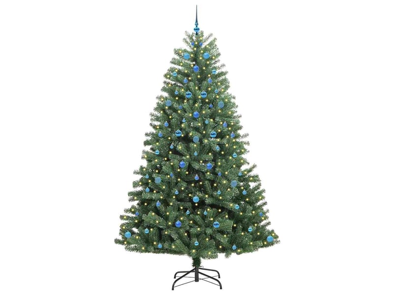  Sapin de noël artificiel, arbre de noël à branches articulées vert 240 cm shl4010  - Conforama C