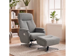 Fauteuil relax électrique  RAELUNYI Cuir / Tissu noir