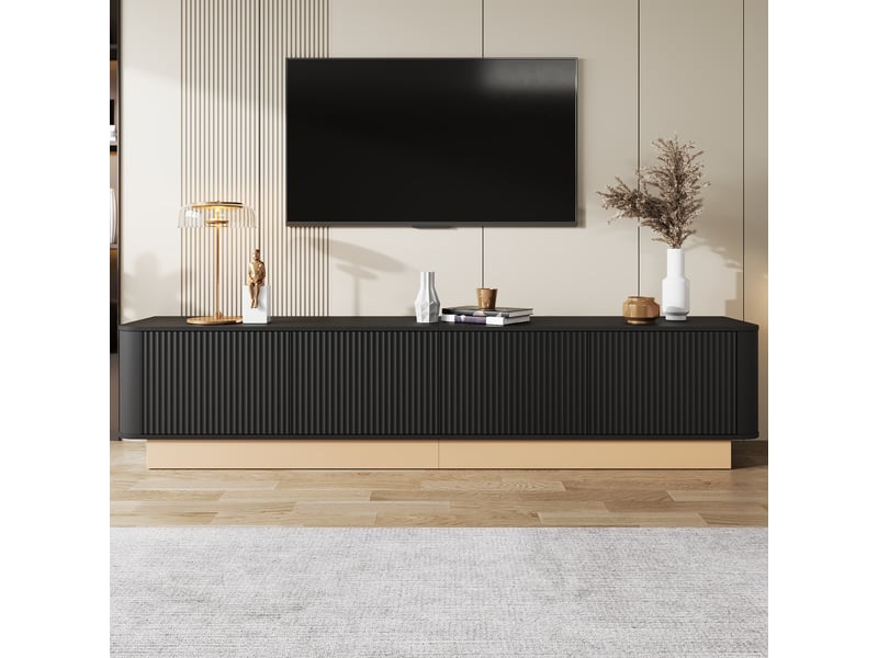  Lit double 140 x 200 cm avec éclairage led et coffre de rangement hydraulique, cadre et sommier à lattes, revêtement en simili cuir blanc  - Conforama B