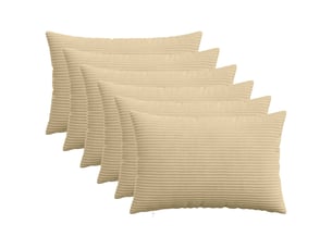 Lot de 6 housses de coussin heerlen vert gris 50 x 80 cm cf49947