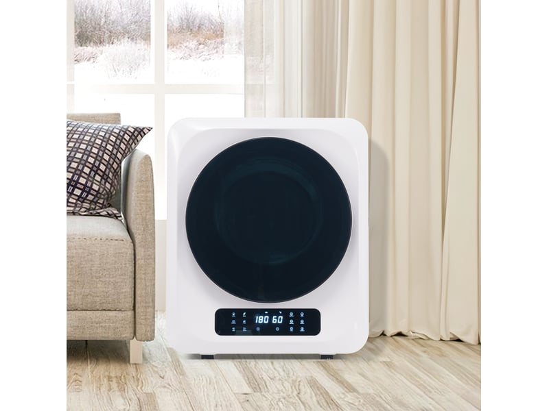  Sèche-linge à évacuation 3 kg 48x40x58 cm – blanc – 850 w, 6 programmes, uv, montage mural, classe g  - Conforama D