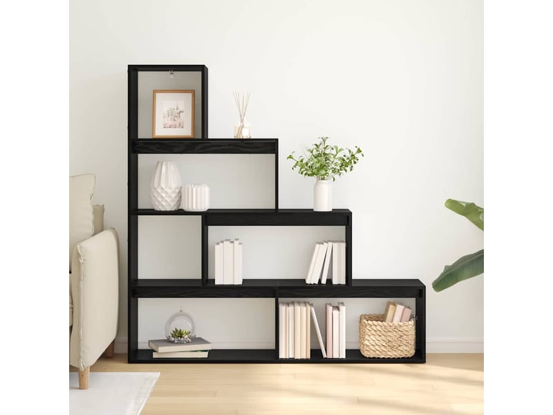  Cloison bibliothèque, meuble de rangement 143,5 x 29 x 143,5 cm bois d'ingénierie  - Conforama D