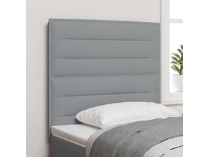 Tete de lit A poser largeur 100 cm <strong></strong> <strong></strong> argenté