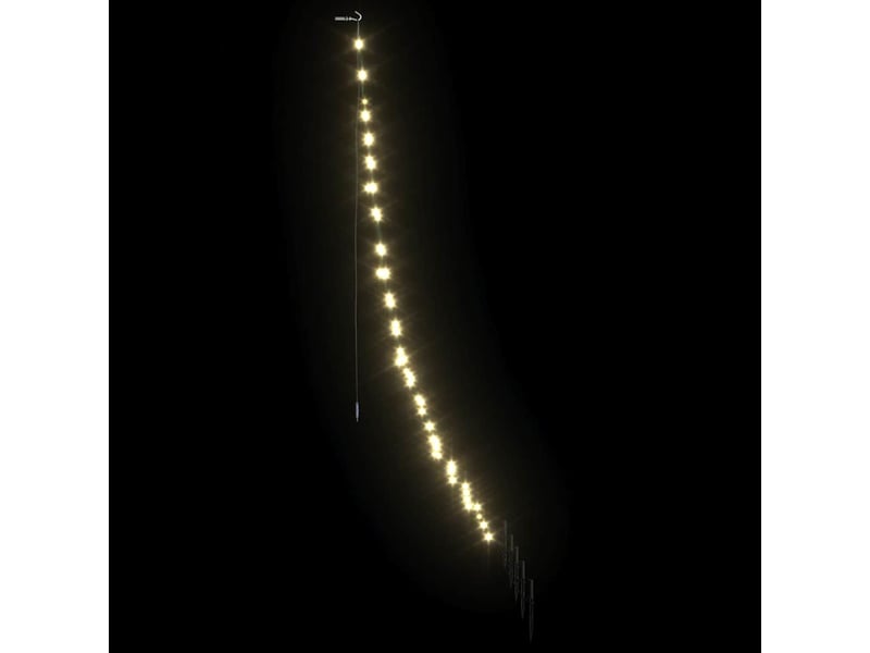  Arbre de noël, sapin de noël led avec piquets au sol blanc chaud 182 cm métal  - Conforama E