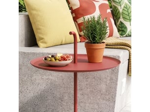 Table basse  coloris rouge  