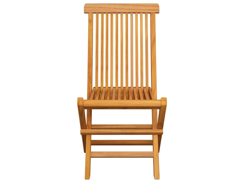 Lot de 2 chaises pliantes avec coussins bleu clair en bois de teck massif cf32280 - Conforama D