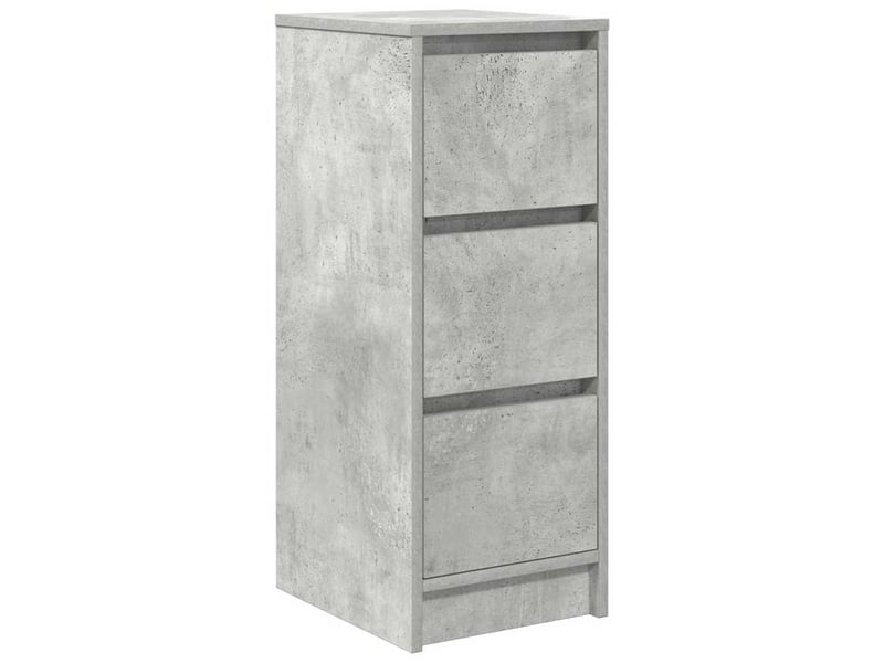  Buffet - bahut - meuble de rangement gris béton 29,5x34x76 cm bois d'ingénierie  - Conforama A