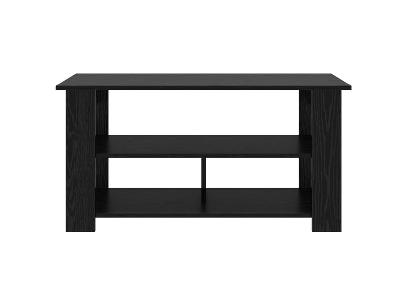  Support de télévision chêne noir 100x40x50 cm  - Conforama E