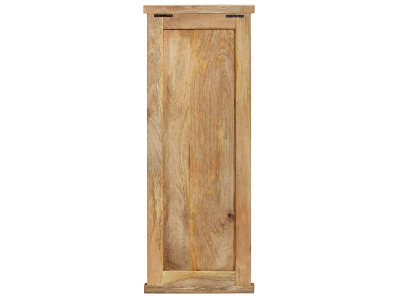  Lot de 2 porte-manteaux muraux vintage en bois de manguier massif 38 x 100 cm avec crochets robustes en fer en bois marron 02_0046939  - Conforama E