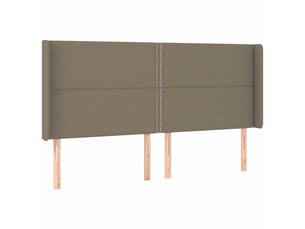 Tete de lit A poser largeur 203 cm   taupe