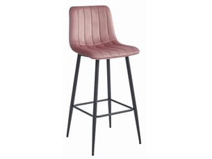 tabouret de bar  <strong>SANS MARQUE</strong>  - rose hauteur d'assise 76 cm vendu Par 3