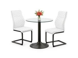 Ensemble table rond(e) 2 chaise(s) STILVORA