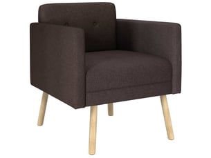 Fauteuil relax manuel VIDAXL  Tissu marron