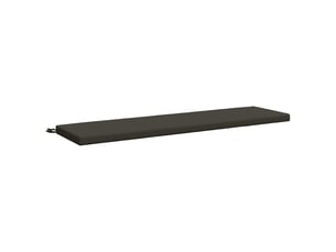 Coussin de banc, coussin d'assise, coussin de canapé soest 100 % polyester anthracite cf52949