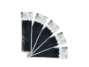 Colliers de serrage fabrilamp util lot de 100 2,5 x 200 mm nylon 66 noir